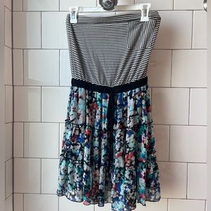 Size small strapless summery dress